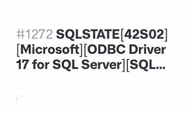 SQLSTATE[42S02]: Base table or view not found: 1146 Table ‘database.table’ doesnt exist
