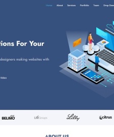 免費(fèi)企業(yè) Bootstrap HTML 模板