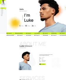 UX/UI設(shè)計師崗位個人簡歷作品網(wǎng)頁模板