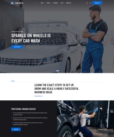 汽車(chē)洗滌網(wǎng)站模板 | HTML5洗車(chē)服務(wù)機(jī)構(gòu)建站模板下載 | 專業(yè)洗車(chē)服務(wù)