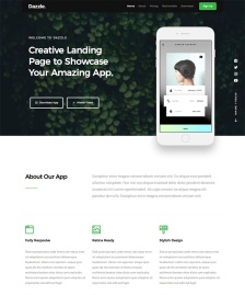 應(yīng)用程序宣傳頁HTML5模板