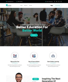 大學(xué)課程銷售HTML5網(wǎng)站模板