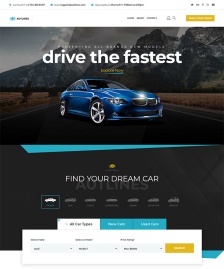 汽車經(jīng)銷商官網(wǎng)HTML5模板