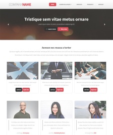 企業(yè)博客官網(wǎng)介紹HTML5模板