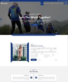 全球旅行網(wǎng)站HTML5模板