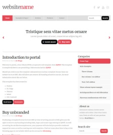 營(yíng)銷(xiāo)推廣SEO博客HTML5模板