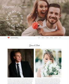 結(jié)婚請柬響應(yīng)式婚禮網(wǎng)站模板