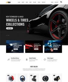 汽車輪轂改裝網(wǎng)站模板