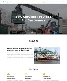 吊車叉車物流公司網(wǎng)站模板