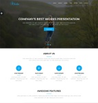 可更改主題顏色HTML5模板