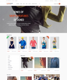 服裝商城整站HTML5模板