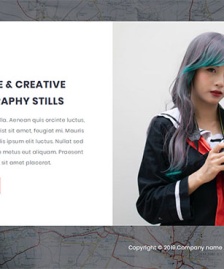 cosplay拍照攝影網(wǎng)站模板