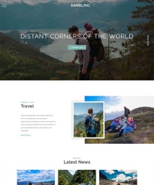 戶外登山運(yùn)動(dòng)HTML5模板