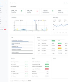 響應(yīng)式Bootstrap管理模板