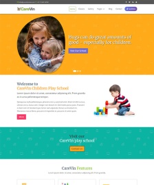 簡約幼兒園HTML5網(wǎng)站模板
