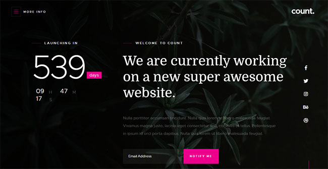 HTML5黑色個(gè)人博客統(tǒng)計(jì)模板