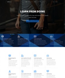 前端技術(shù)在線教育HTML5模板