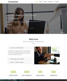 集團(tuán)企業(yè)官網(wǎng)html5整站模板