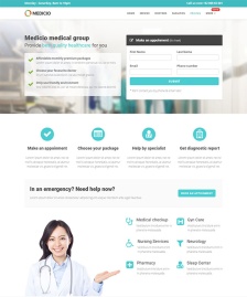 醫(yī)療管理公司網(wǎng)站模板