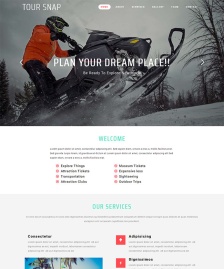 摩托車滑雪器材網(wǎng)站模板
