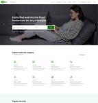 HTML5在線應聘招聘服務網(wǎng)站模板