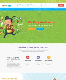 小學教育卡通網(wǎng)站模板