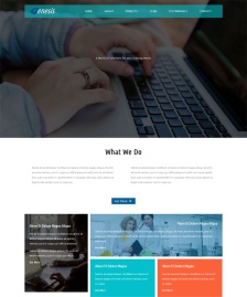 網(wǎng)站建設(shè)公司HTML5模板