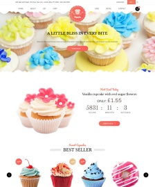 靚麗的面包店HTML5模板