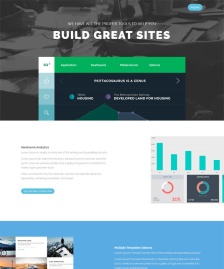 CSS3動畫項目引導頁模板