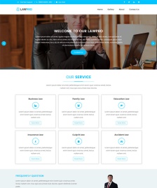 律師和法律機(jī)構(gòu)HTML5模板