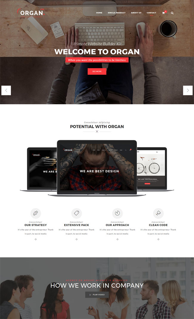 創(chuàng)意商業(yè)金融HTML5模板