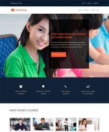 在線教育機(jī)構(gòu)HTML5模板