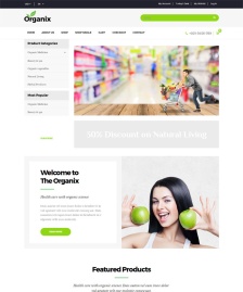 有機農(nóng)產(chǎn)品電商HTML5模板