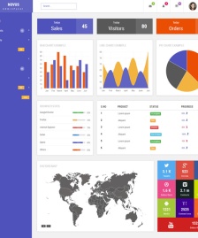 漂亮bootstrap后臺模板