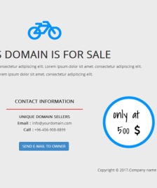 DOMAIN域名出售頁(yè)模板下載