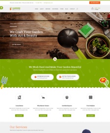 適合園林綠化HTML5模板