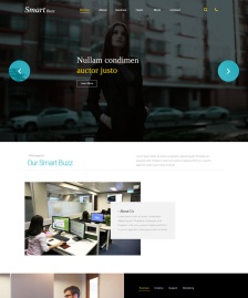 股票交易機(jī)構(gòu)HTML5模板