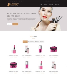 HTML5化妝品電商網(wǎng)站模板