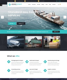 物流通用多色調(diào)CSS3模板