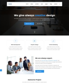 大氣響應(yīng)式HTML5企業(yè)模板