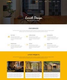 響應式家具公司HTML5模板