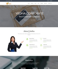 響應(yīng)式企業(yè)前端HTML5模板