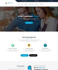 響應(yīng)式在線教育HTML5模板