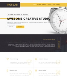 寬屏鐘表珠寶html5模板