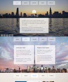 CSS3仿Flash動畫個人博客模板