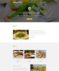 創(chuàng)意美食拼盤CSS單頁模板