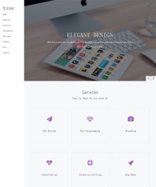 左欄全屏響應(yīng)式bootstrap模板