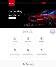 汽車服務(wù)公司響應(yīng)式網(wǎng)站模板