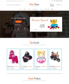 兒童用品公司HTML5網(wǎng)站模板