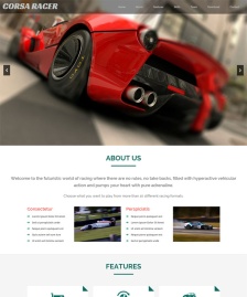 HTML5賽車游戲官方網(wǎng)站模板